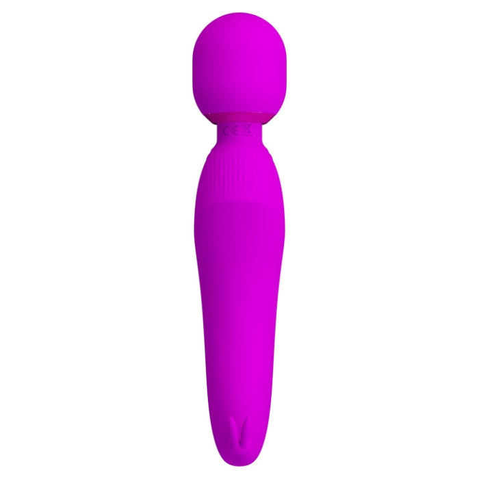 Pretty Love Curtis Wand pink silicone massager with rounded head