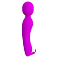 Pretty Love Curtis Wand Massager in vibrant magenta silicone