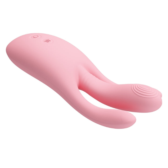 Pink Pretty Love Diego silicone octopus vibrator with smooth rounded design