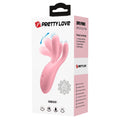 Pink Pretty Love Diego vibrator with three finger-like protrusions