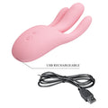 Pink Pretty Love Diego rabbit vibrator with USB charging