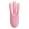 Pink Pretty Love Diego hand-shaped silicone vibrator with fingers