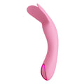 Pretty Love DJ Cock Vibrator in pink with shining decorative ring