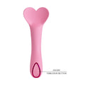 Pink Pretty Love DJ Cock Vibrator with shining decorative ring