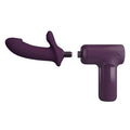 Pretty Love DJ Scholar purple thrusting dildo with replaceable silicone head