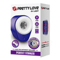 Pretty Love DJ Lady manual squeezing vibrating masturbator in blue