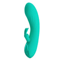 Pretty Love DJ Stick Rabbit Vibrator with teal silicone body