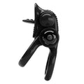 Black Pretty Love double cock ring vibe with glossy clip, knobs and prong
