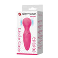 Pink Pretty Love Dwayne Mini Wand vibrating toy with rounded head