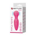 Pink Pretty Love Dwayne Mini Wand vibrating toy with rounded head