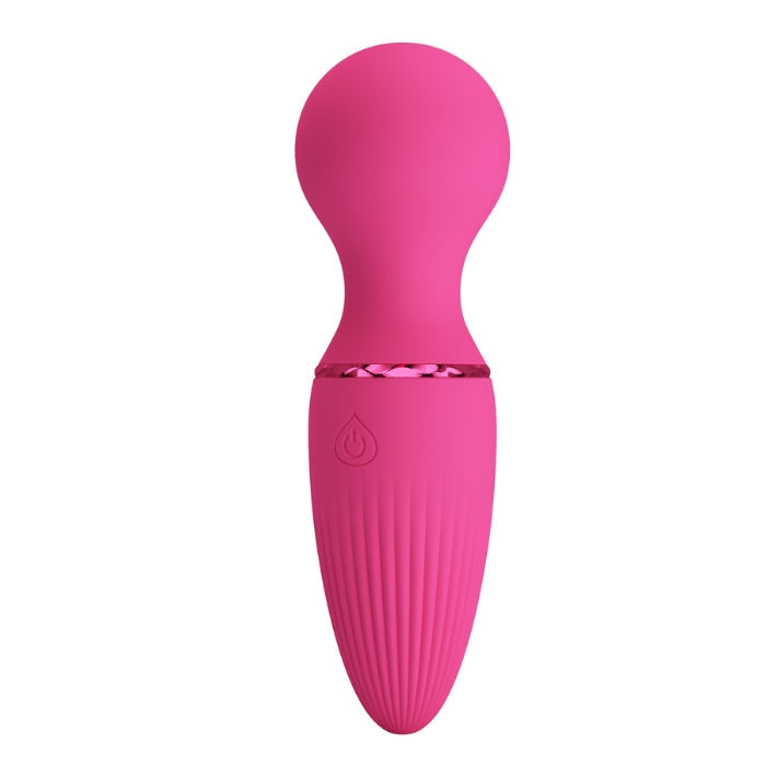 Pretty Love Dwayne Mini Wand pink silicone vibrator with rounded head