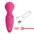 Pretty Love Dwayne Mini Wand pink silicone vibrator with rounded head