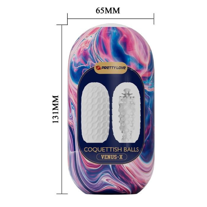 Pretty Love Egg Coquettish Venus X Masturbator in marbled container