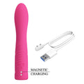 Pretty Love Elivia rabbit vibrator in pink with magnetic charging