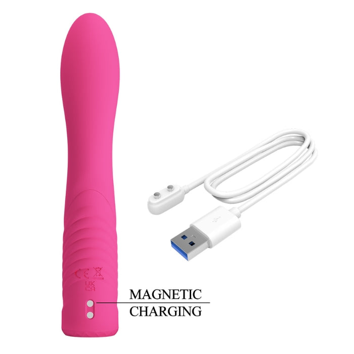 Pretty Love Elivia rabbit vibrator in pink with magnetic charging