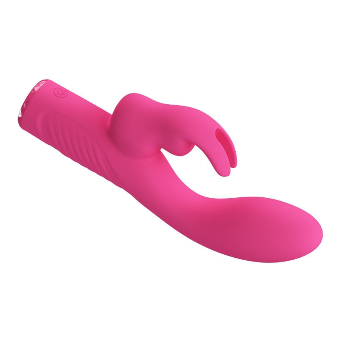 Pretty Love Elivia Rabbit Vibrator in vibrant pink silicone