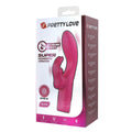 Pink Pretty Love Elivia Rabbit Vibrator with breathing light