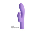 Pretty Love Elivia Rabbit Vibrator in purple silicone with rabbit shape