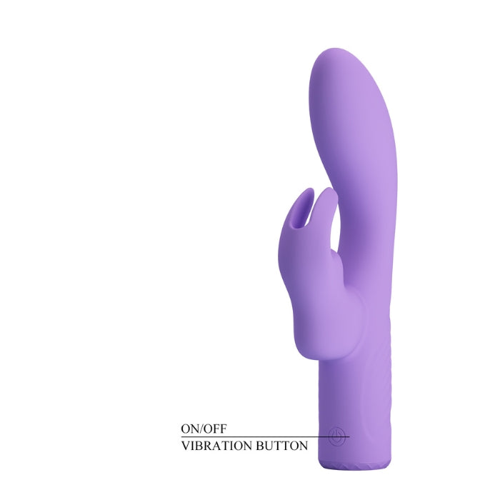 Pretty Love Elivia Rabbit Vibrator in purple silicone with rabbit shape