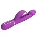 Pretty Love Flap Rabbit Vibrator with Clit Licker in Lavender
