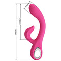 Pink Pretty Love Fritz rabbit vibrator with curved internal stimulation