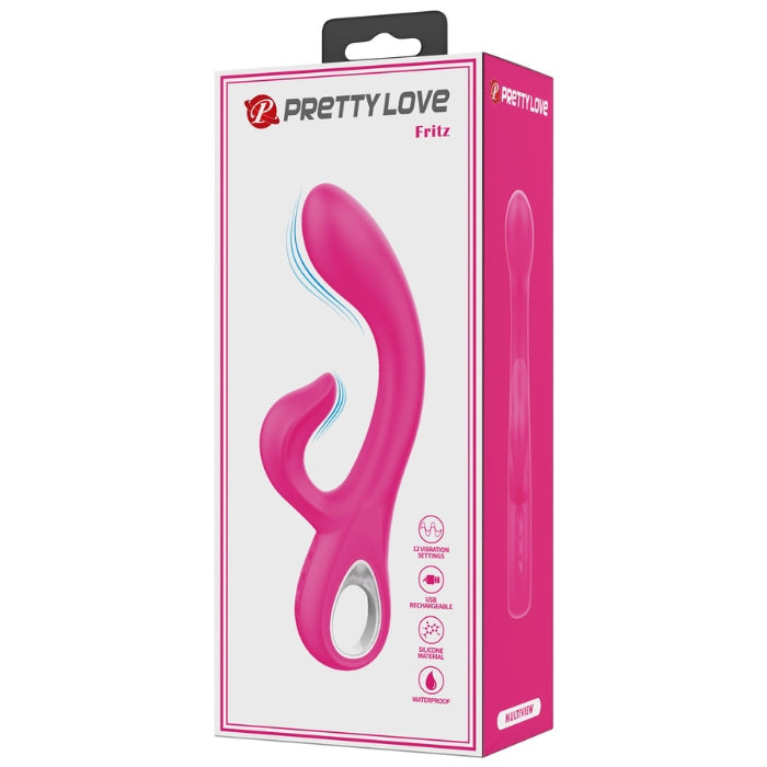 Pink Pretty Love Fritz rabbit vibrator for internal stimulation