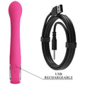Pink Pretty Love Fritz Rabbit Vibrator with USB Rechargeable Wand