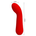 Pretty Love Faun Red G-Spot Vibrator in ultra-soft silicone