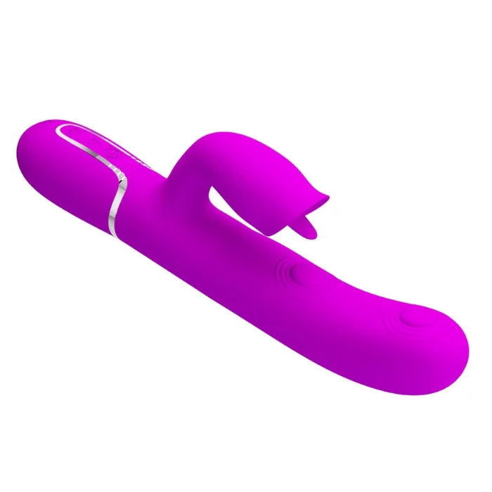 Pretty Love Gigi purple rabbit vibrator with clit licker