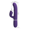 Pretty Love Gigi purple rabbit vibrator with clit licker