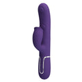 Pretty Love Gigi purple rabbit vibrator with clit licker