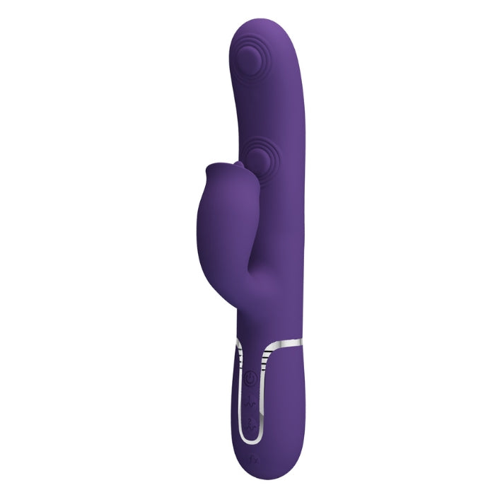 Pretty Love Gigi purple rabbit vibrator with clit licker
