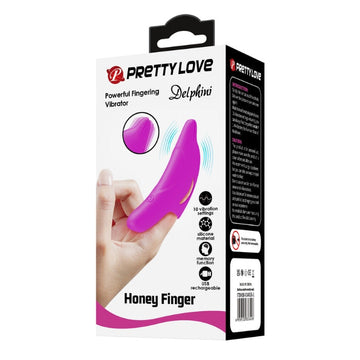Fingerplay is more satisfying with this slip-on silicone vibrator. Build your pleasure from scratch with 10 vibration intensities and patterns. Body-safe and easy to clean, feel your way to the top with this dolphin. Enjoyed externally and internally, the velvet-smooth sheath slips on to extend your rubbing range with an angled, textured fingertip that doesn’t just scratch the surface of your satisfaction!