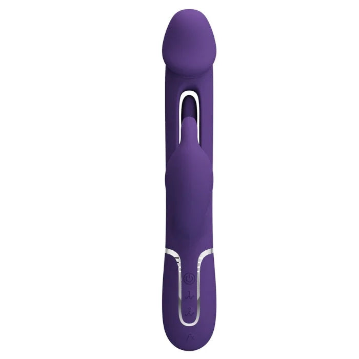 Pretty Love Kampas Flap Rabbit Vibrator with Clit Licker in Purple