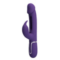 Purple Pretty Love Kampas Flap Rabbit Vibrator with Clit Licker