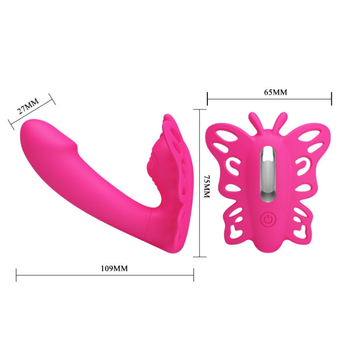 Experience intuitive hands-free pleasure with the Pretty Love 12 Function Remote G-spot Massager. Expertly sculpted to hug your G spot and Clitoral area. Experience intuitive hands-free pleasure with the Pretty Love 12 Function Remote G-spot Massager. Expertly sculpted to hug your G spot and Clitoris. Waterproof, USAB rechargeable and battery operated remote.