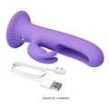 Pretty Love Killmoulis Rabbit Flap Vibrator purple silicone toy