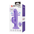 Pretty Love Killmoulis Rabbit Flap Vibrator in purple silicone with ridges