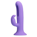 Pretty Love Killmoulis rabbit flap vibrator in purple silicone with curved body