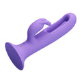 Pretty Love Killmoulis rabbit flap vibrator in purple silicone with suction base