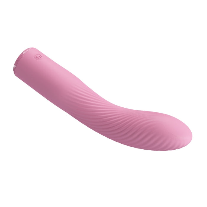Pretty Love Kissell vibrator with pink silky silicone body