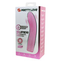 Pretty Love Kissell vibrator in pink silky silicone body and box