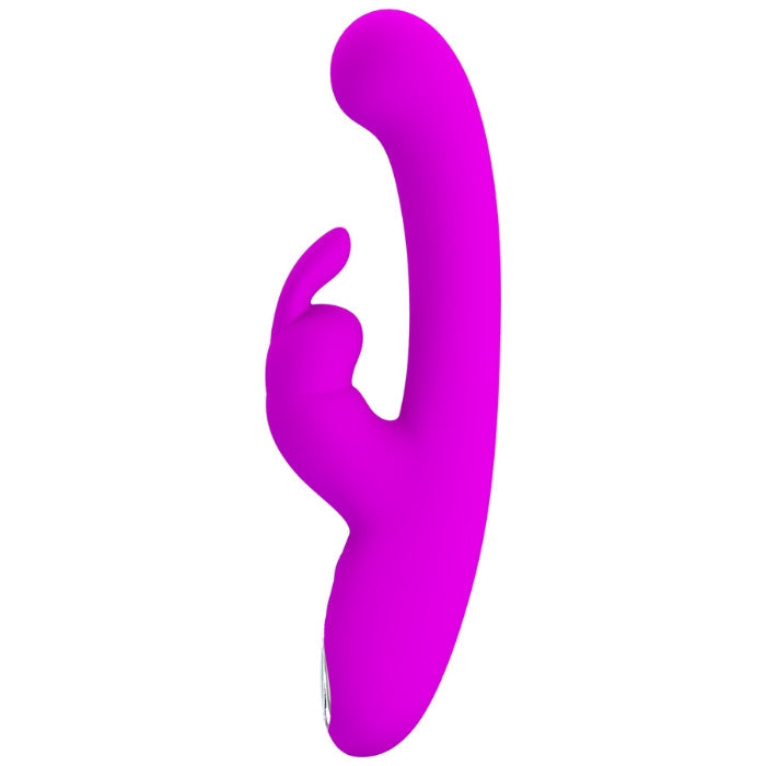 Pretty Love Lamar Rabbit Vibrator in vibrant magenta with firm external rabbit