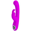 Pretty Love Lamar purple rabbit vibrator with powerful dual stimulation
