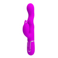 Pretty Love Laursen waving vibrator in vibrant magenta silicone with silver trim