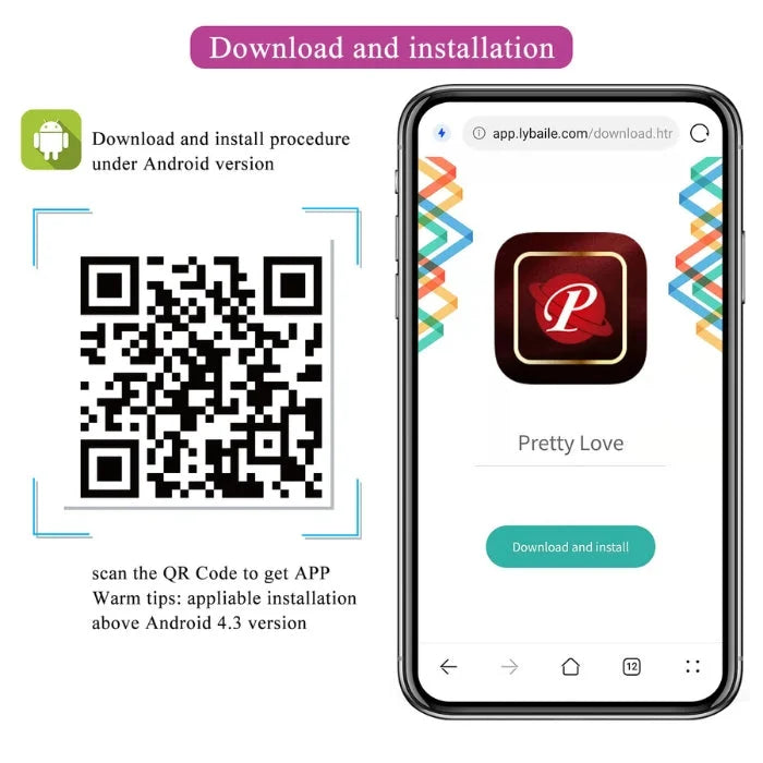 Pretty Love Leviathan Egg Bullet purple panty vibrator app icon on phone