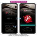 Purple Pretty Love Leviathan egg bullet vibrator with app interface