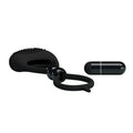 Pretty Love Locker black silicone cock ring with ball harness