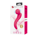 Pretty Love Lois pink silicone G-spot wand with flexible head and cordless design