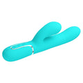 Pretty Love Mariana aqua rabbit vibrator with dual stimulation